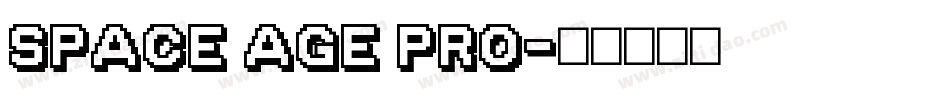 Space Age PRO字体转换